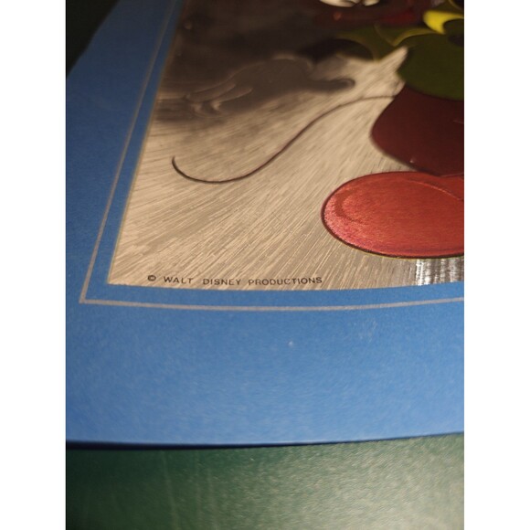 Vintage Walt Disney Mickey Mouse Matted Foil Print - 11.5x9.5" - Picture 3 of 6